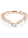 Rose Sparking Wishbone Ring Rose Gold Plated - PANDORA - BALAAN 4