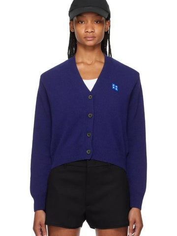 women cardigan navy - ADER ERROR - BALAAN 1