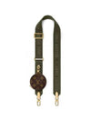 Bandouli?re Monogram Jacquard Strap Green - LOUIS VUITTON - BALAAN 2