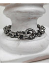 8mm O chain braceletdark silver antique silver - BLESSED BULLET - BALAAN 1