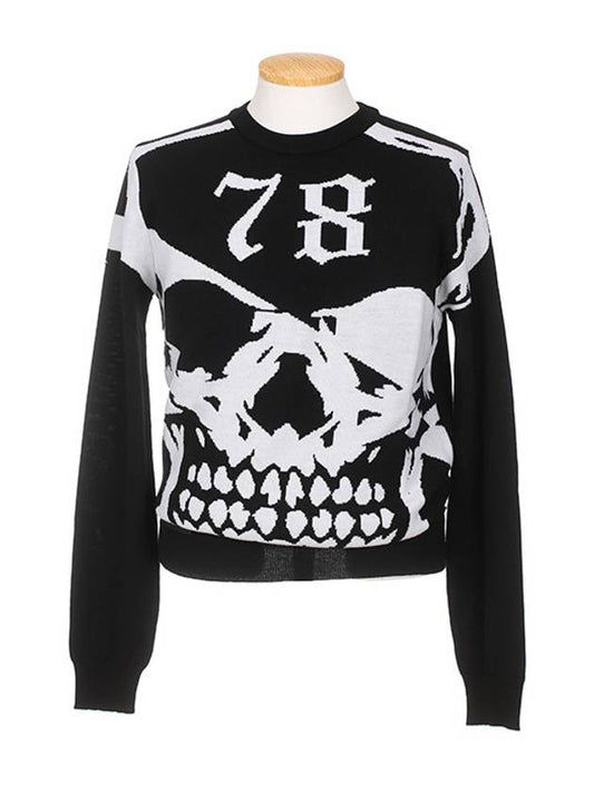 HM611313 02 Lana Merino Wool Knit Black - PHILIPP PLEIN - BALAAN 2