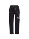 Time Machine Football Cotton Straight Pants Black - VIVIENNE WESTWOOD - BALAAN 2