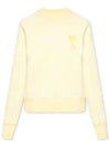 Heart Logo Overfit Sweatshirt Yellow - AMI - BALAAN 2