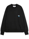 Logo Crew Neck Sweatshirt Black - MSGM - BALAAN 4