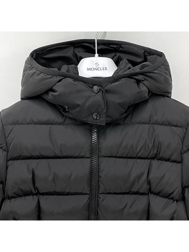 Kids Logo Patch CHARPAL Down Long Padded Jacket 8Y 10Y Black 1C50210 54155 999 - MONCLER - BALAAN 3