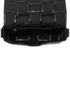 Cassette Intrecciato Small Leather Cross Bag Black - BOTTEGA VENETA - BALAAN 5