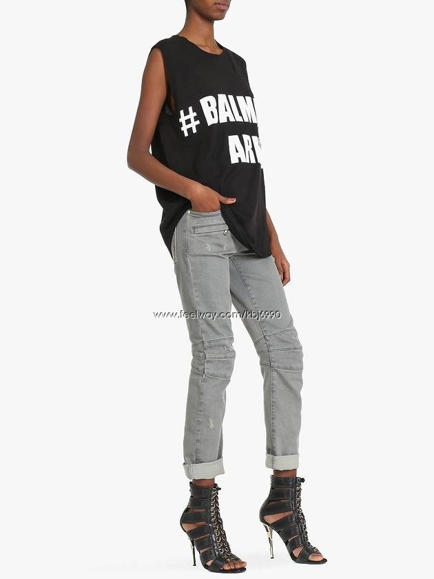 Women's ARMY Logo Sleeveless 8778 493IC5101 - BALMAIN - BALAAN 8