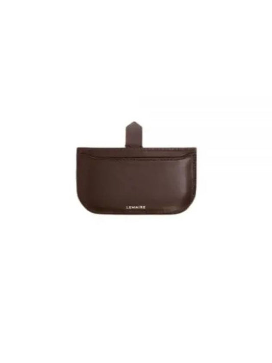 Calepin Mirror Card Wallet Chocolate - LEMAIRE - BALAAN 2