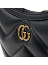 Marmont Small Leather Shoulder Bag Black - GUCCI - BALAAN 7