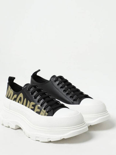 Sneakers tread slick graffiti Alexander McQueen in nappa - ALEXANDER MCQUEEN - BALAAN 2