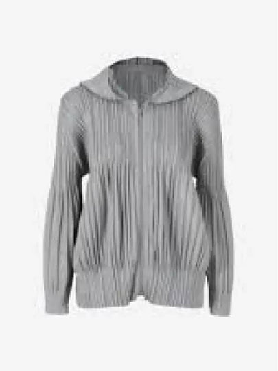 PLEATS PLEASE PP48 JC401 11 Fluffy Basic Hooded Jacket - ISSEY MIYAKE - BALAAN 2