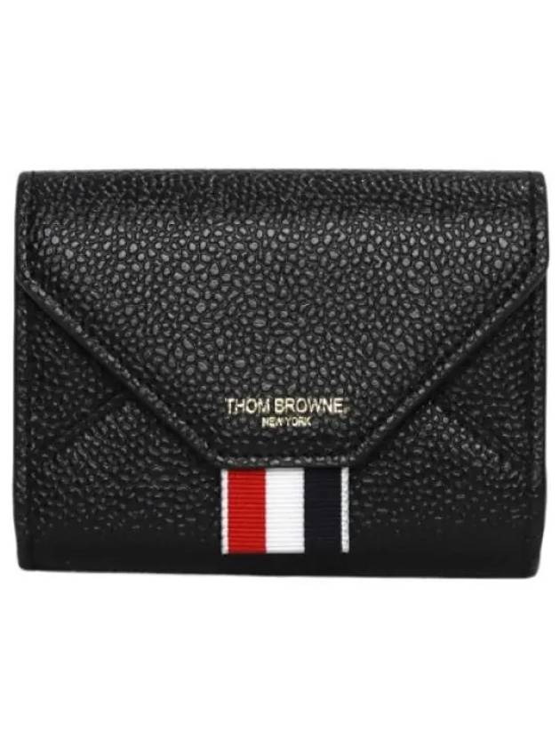 Pebble grain envelope card wallet - THOM BROWNE - BALAAN 1