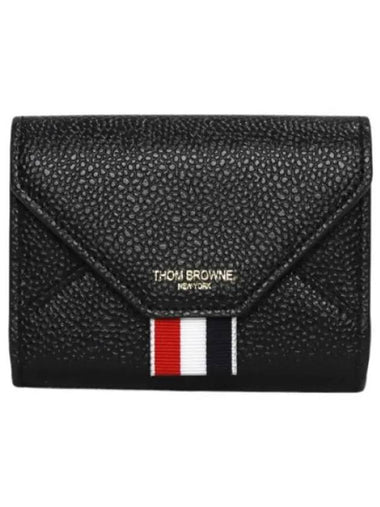 Pebble grain envelope card wallet - THOM BROWNE - BALAAN 1