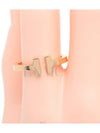 Tiffany T Square Ring Rose Gold 18K Warranty No 21 - TIFFANY & CO. - BALAAN 5