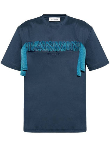 Lanvin T-Shirt Lacet Curb Clothing - LANVIN - BALAAN 1