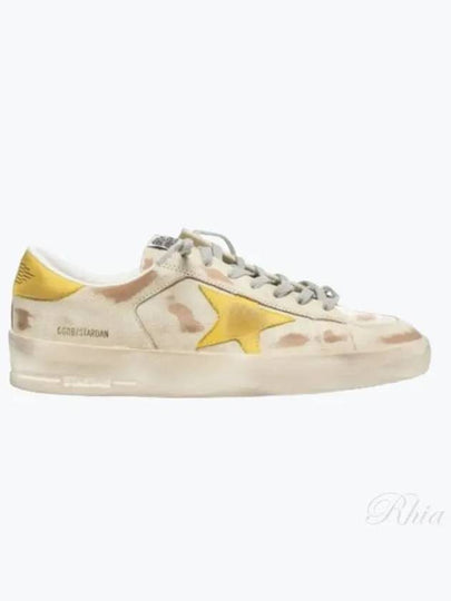 Stardan Leather Low Top Sneakers Off White - GOLDEN GOOSE - BALAAN 2