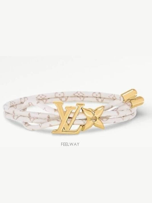 LV Bloom Bracelet Gold Beige - LOUIS VUITTON - BALAAN 2