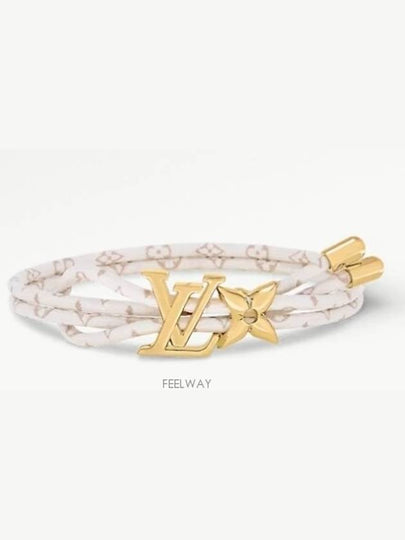 LV Bloom Bracelet Gold Beige - LOUIS VUITTON - BALAAN 2