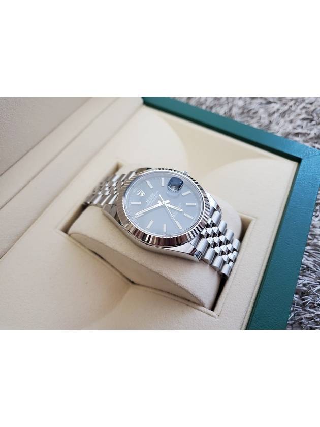 Rolex Datejust 41 Steel Blue Plate Bindex 21 Years - ROLEX - BALAAN 4