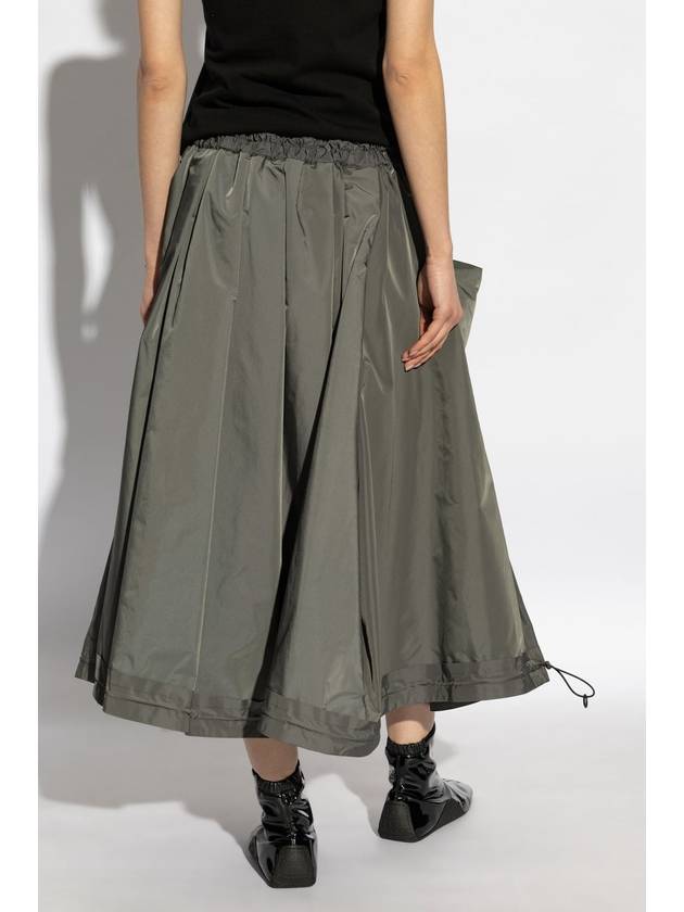 Yohji Yamamoto Nylon Skirt, Women's, Green - YOHJI YAMAMOTO - BALAAN 4