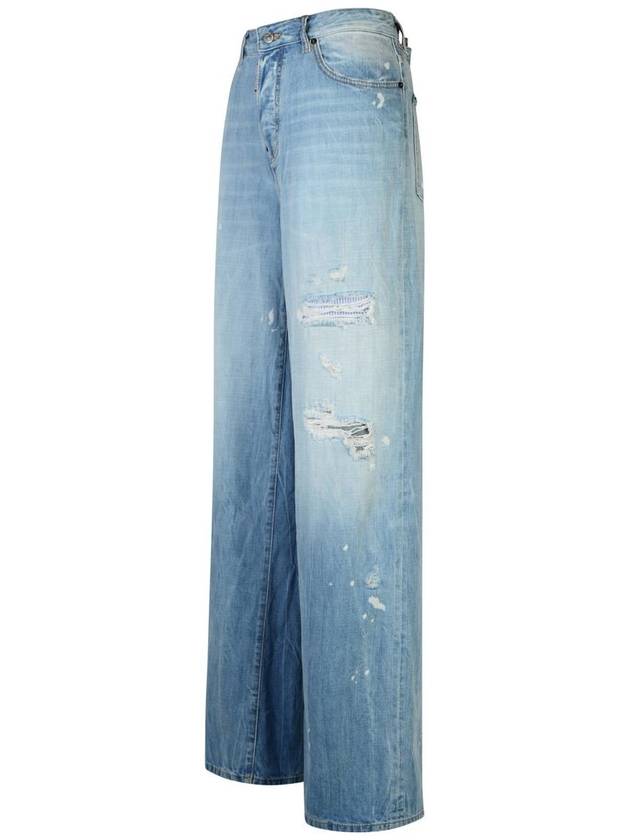 24FW Denim Straight Pants S75LB0951 S30309 470 BLUE - DSQUARED2 - BALAAN 3