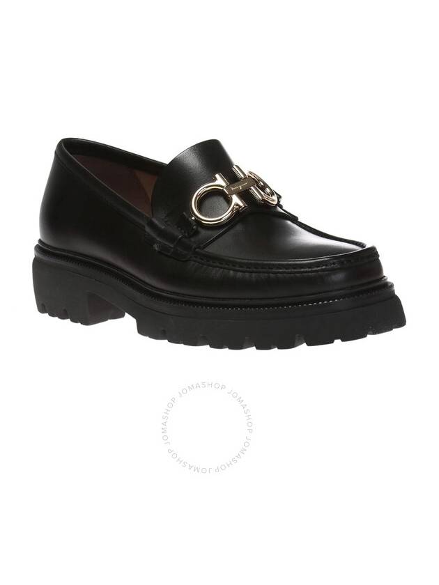 Men's Bleecker Gancini Loafers Black - SALVATORE FERRAGAMO - BALAAN 3