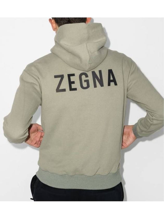 Zegna Logo Hooded Sweatshirt FZJ804FZ1001 - FEAR OF GOD - BALAAN 1