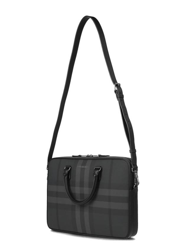 Slim Ainsworth Check Case Dark Grey - BURBERRY - BALAAN 5