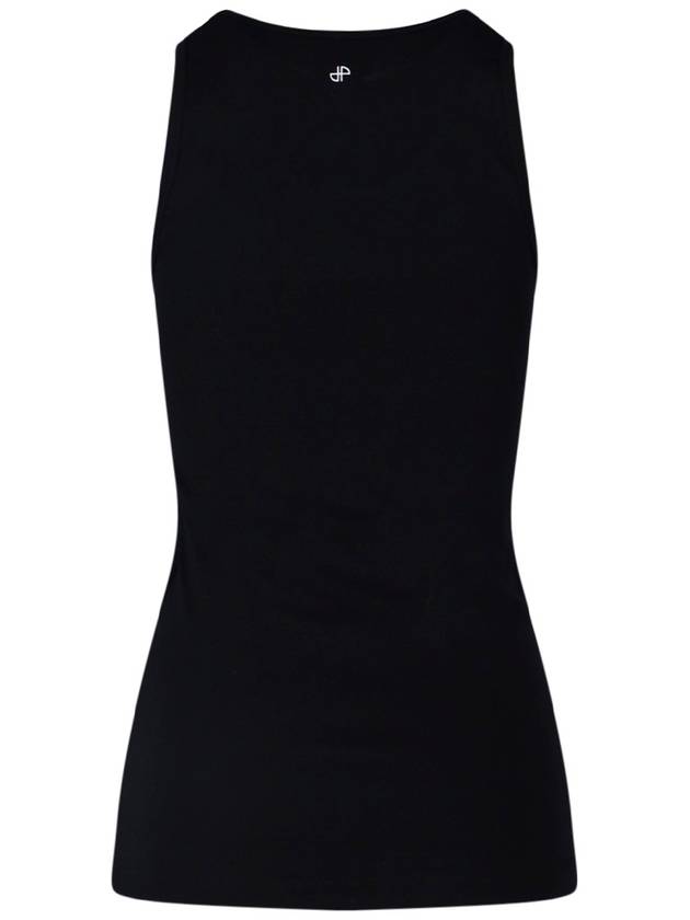 Women's Logo Print Sleeveless Black - PATOU - BALAAN 3