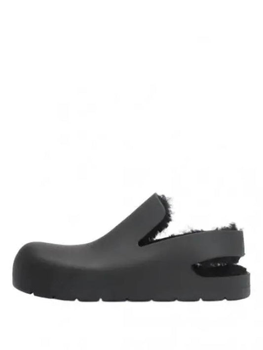 shearling detail puddle sandals men - BOTTEGA VENETA - BALAAN 1