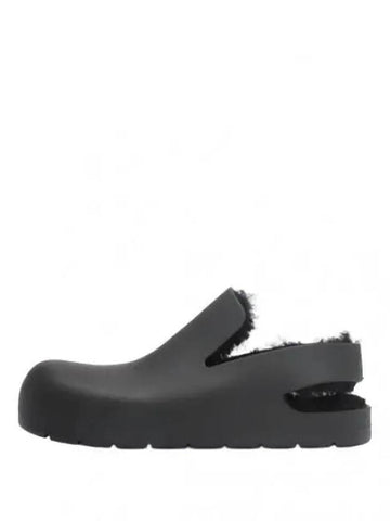 shearling detail puddle sandals - BOTTEGA VENETA - BALAAN 1