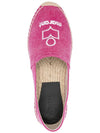 Canae Embroidered Logo Canvas Espadrilles Pink - ISABEL MARANT - BALAAN 6