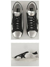 Black Tab Leather Superstar Low Top Sneakers Silver - GOLDEN GOOSE - BALAAN 6