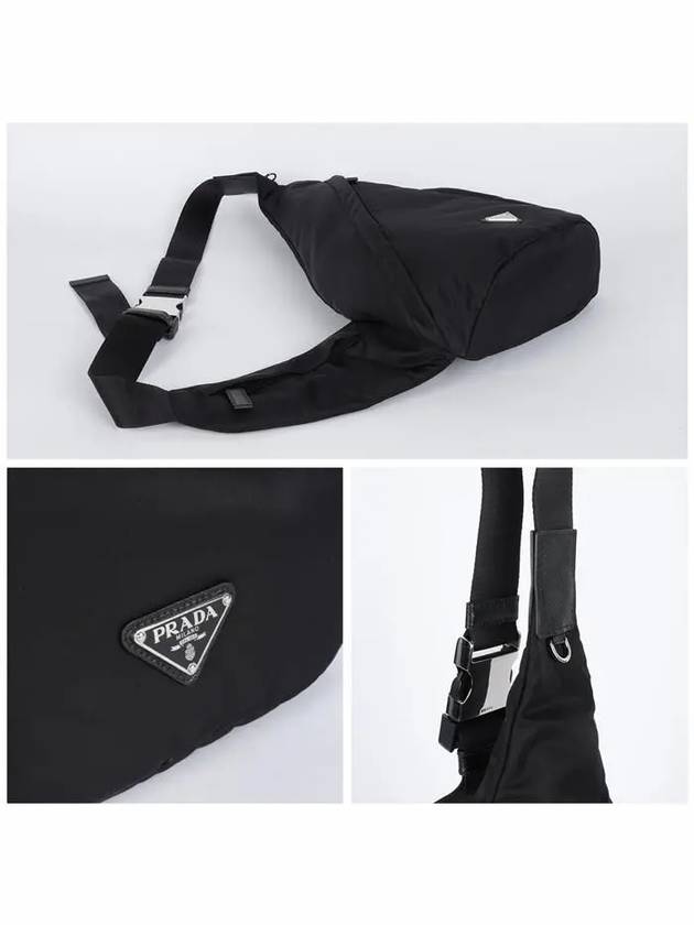 Re-Nylon Leather Backpack Black - PRADA - BALAAN 5