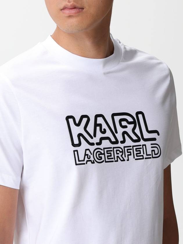 T-shirt Karl Lagerfeld con maxi logo - KARL LAGERFELD - BALAAN 3