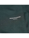 Men's Back Square Label Round Cotton Sweatshirt Sweatshirt Green W233TS21718F - WOOYOUNGMI - BALAAN 5