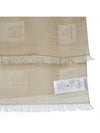 MESTRE wool scarf beige 2345460237 002 - MAX MARA - BALAAN 4