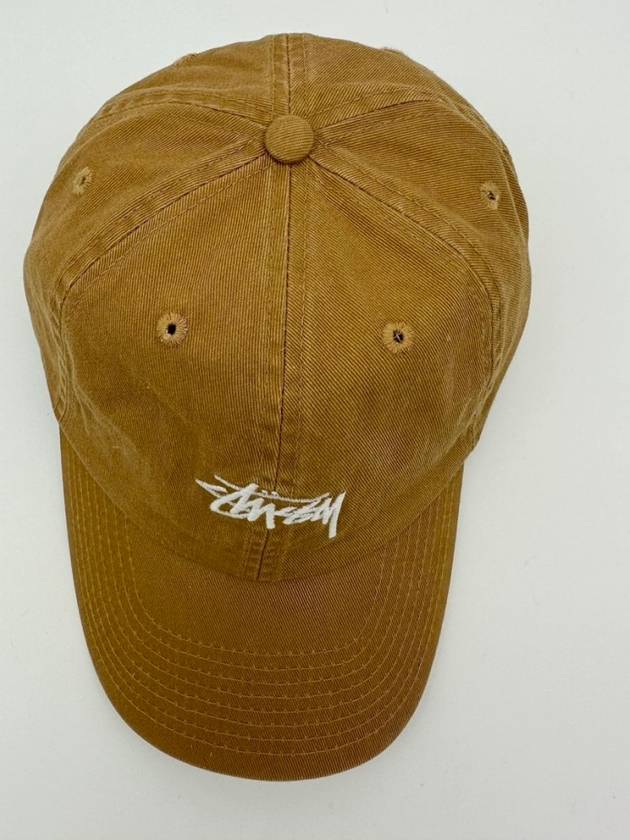 Stock Low Pro Ball Cap  Camel - STUSSY - BALAAN 5