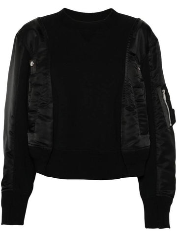 Sacai Sweaters Black - SACAI - BALAAN 1