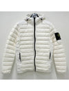 Loom Woven Chambers R Nylon Down TC Light Hoodie Down Jacket White - STONE ISLAND - BALAAN 6