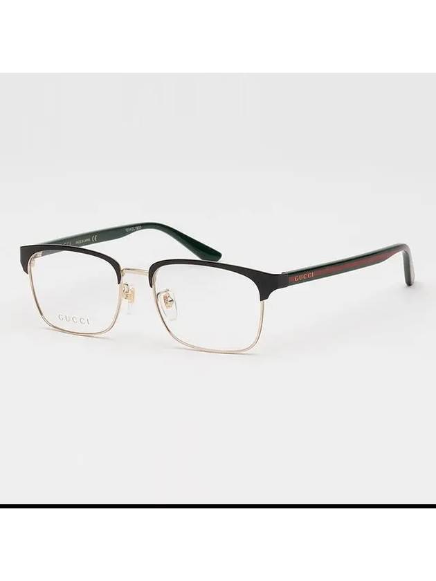 Eyewear Demo Square Sunglasses Black Green - GUCCI - BALAAN 4