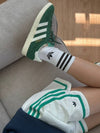 Original Gazelle Low-Top Sneakers Dark Green - ADIDAS - BALAAN 5