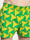 Bottega Veneta Print Tech Triangle Swim Shorts Yellow Green - BOTTEGA VENETA - BALAAN 3