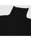 TRAU Turtleneck Wool Cashmere Sweater TRAU 006 NERO UNITO MXC020bk - MAX MARA - BALAAN 5