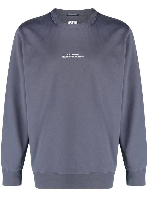 Metropolis logo embroidered sweatshirt - CP COMPANY - BALAAN.