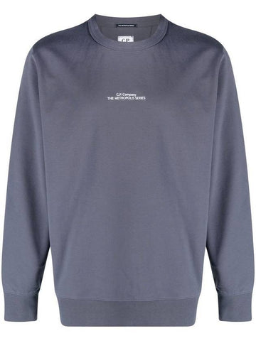 Metropolis logo embroidered sweatshirt - CP COMPANY - BALAAN.
