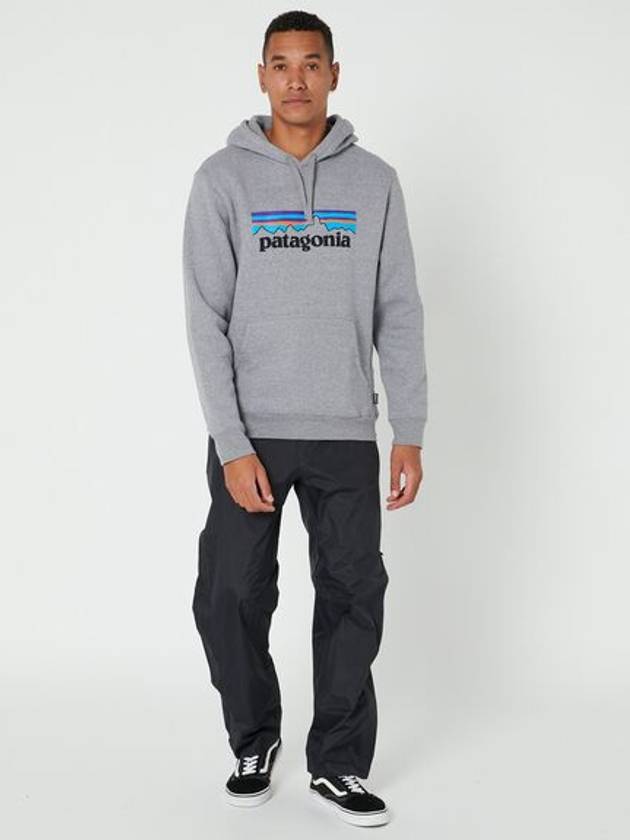 P 6 Logo Uprisal Hoodie Grey - PATAGONIA - BALAAN 4