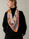 Super Silk Quest 90 Scarf Orange - HERMES - BALAAN 3