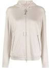 Women's Monilli French Terry Zip-Up Hoodie Grey - BRUNELLO CUCINELLI - BALAAN 2