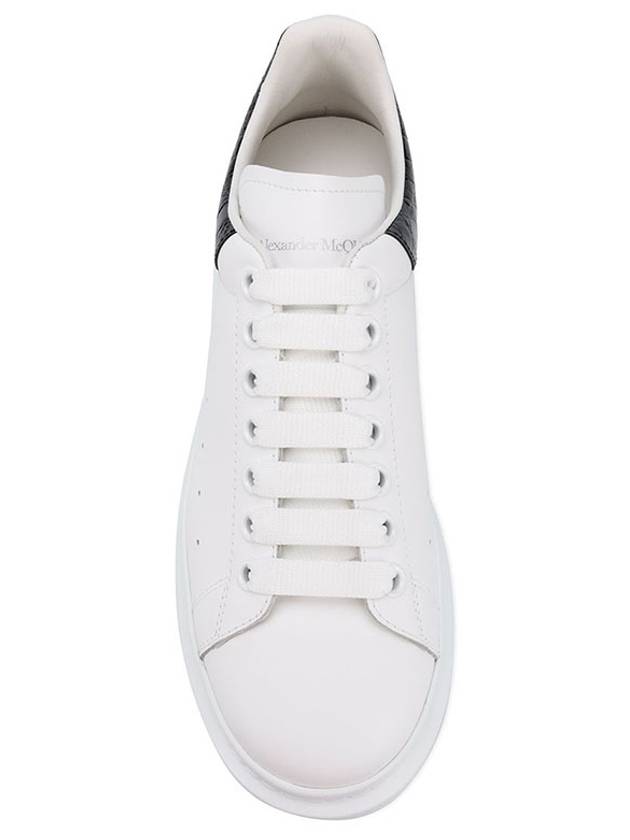 Larry Oversole Black Tab Low Top Sneakers White - ALEXANDER MCQUEEN - BALAAN 7